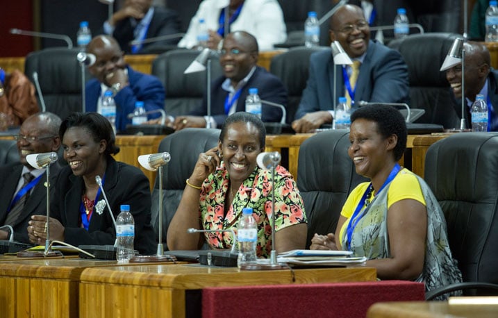 Madamu Jeannette Kagame nawe yitabiriye Umushyikirano.