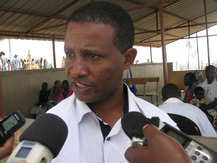 Dr Daniel Assefa, uhuza ibikorwa by'ubuvuzi mu nkambi ya Kigeme.