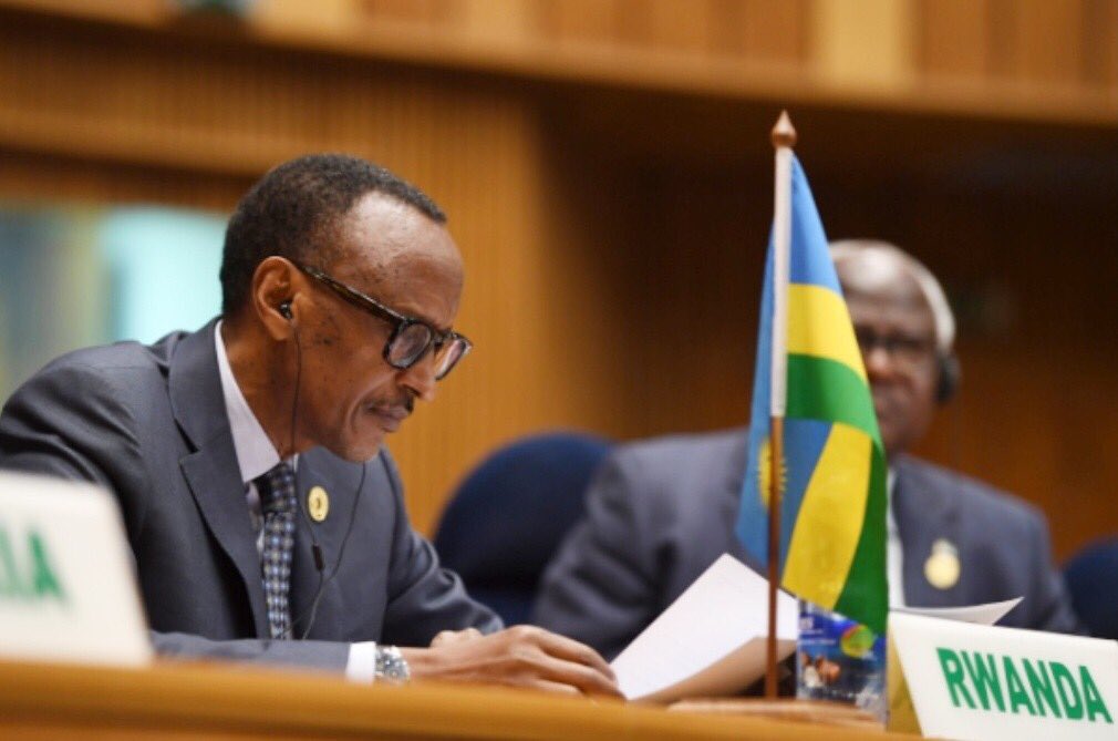 Perezida Kagame ari i Addis Ababa aho yitabiriye inama ya 30 ya AU