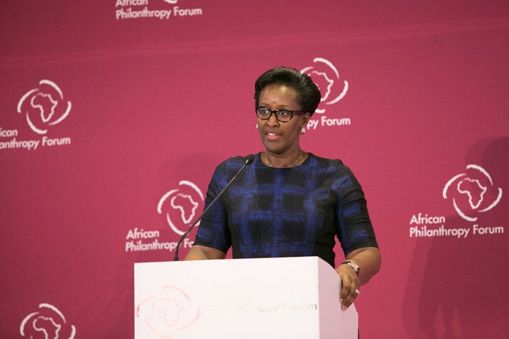 Mme Jeannette Kagame ari mu bafite icyifuzo ko abatuye isi bagarura ubuntu muri bo.