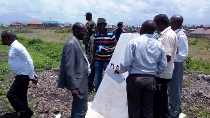 Imbago ihuza umupaka w'u Rwanda na Congo Mbugangari isurwa n'ábayobozi