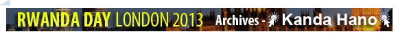 rwanda day london 2013