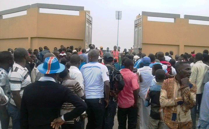 Abanyekongo bari baje ari benshi kureba umukino wa gicuti ubahuza n'u Rwanda.