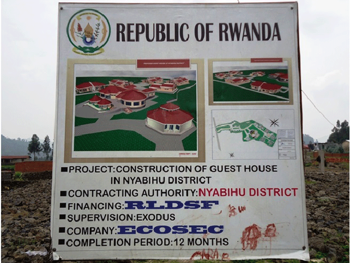 Igihe iyi Guest House yagombaga kuzurira cyararenze.