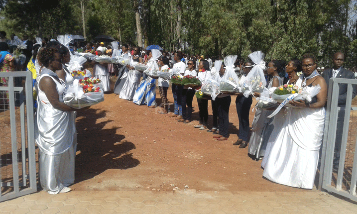Umuhango wo kwibuka ku nshuro ya 22 abiciwe i Nyarubuye muri Jenoside.