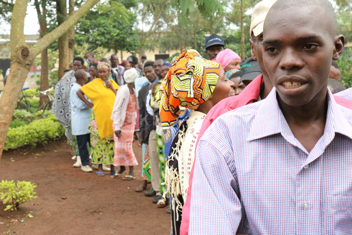 Abaturage b'i Rwamagana na bo batoye referandumu.