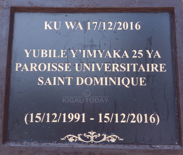 Tariki 17 Ukuboza, Paruwasi St Dominique yijihije yubile y'imyaka 25