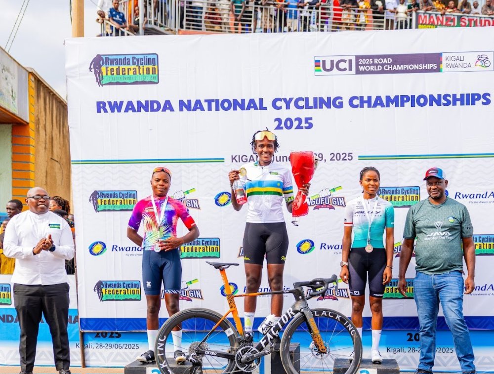 Nirere Xaverine yegukanye Shampiyona ya 2025 mu bagore mu gusiganwa n'isaha