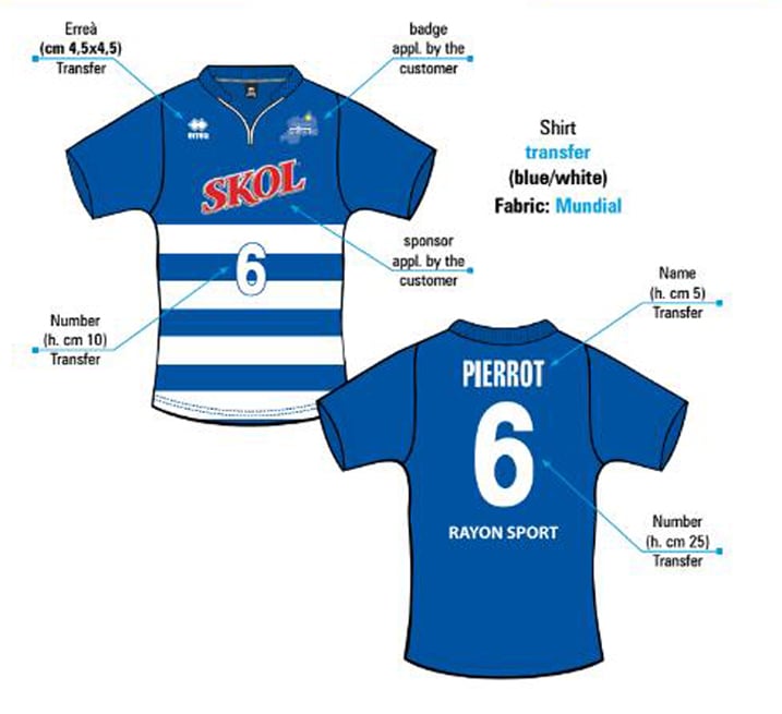 Umwambaro izajya ikinana yakiriye umukino (Home Kit)