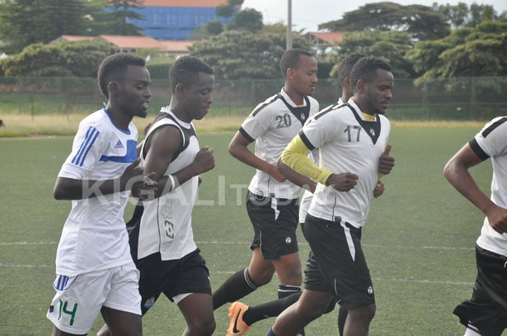 Kabanda Bonfils ari gufatanya n'ikipe ya APR Fc imyitozo