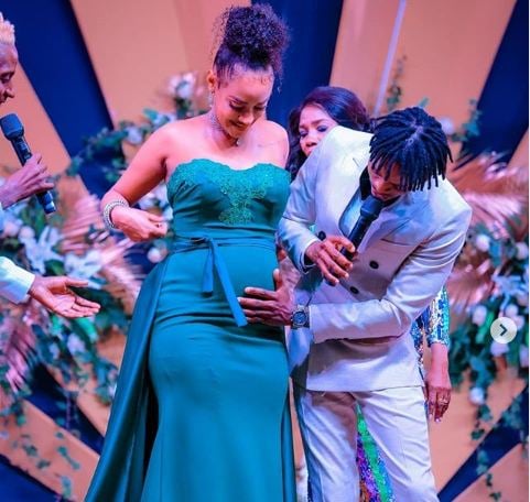 Aha Diamond yerekanaga inda ya Tanasha umutwitiye umuhungu