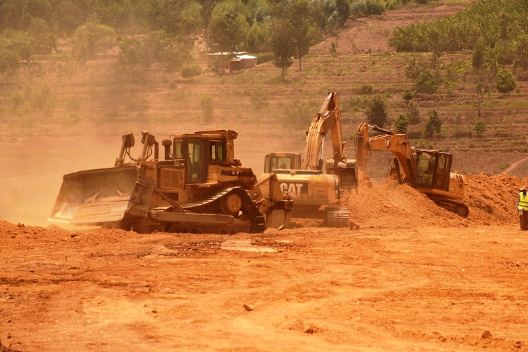 Iki gishanga cya Nyiramageni kiri gutunganywa ku bufatanye bwa RAB na Leta ya Koreya y'Epfo ibinyujije muri KOIKA