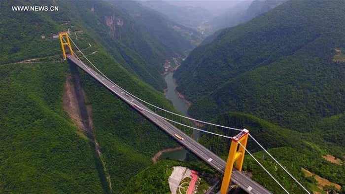 Sidu-River-Bridge, ikiraro cya mbere giteye ubwoba ku isi