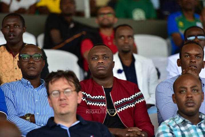 Umuhanzi King James nawe yari yaje kureba uyu mukino wanarebwe na Perezida wa FIFA