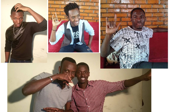Bamwe mu bahanzi bagaragara mu mavidewo atanga ubutumwa ku babana n