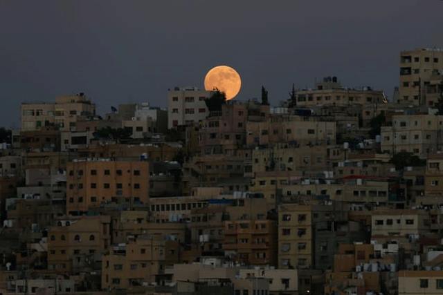 Aha ni mu Mujyi wa Amman muri Jordanie, yafotowe na Muhammad Hamed
