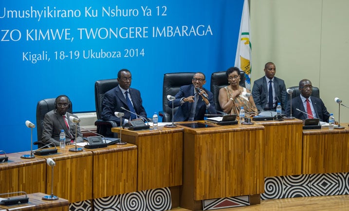 Inama y'Umushyikirano yayobowe na Perezida Kagame hamwe n'abandi bayobozi bakuru b'igihugu.