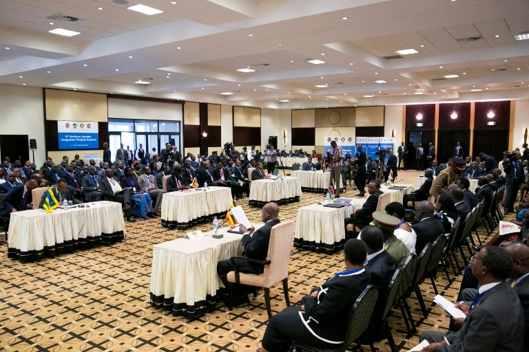 Inama ya cyenda ya Northern Corridor yitabiriwe n'abakuru b'ibihugu baje bazanye n'abashoramari bo mu bihugu byabo.