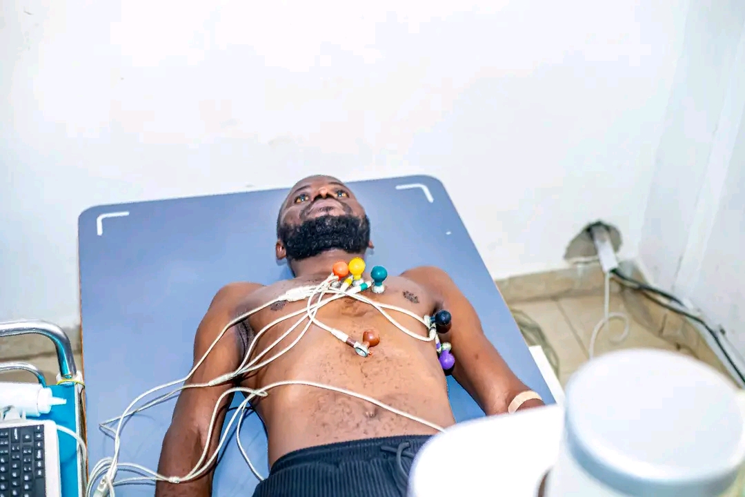 Shaban Hussein Tshabalala ubwo yakorerwaga ikizimani cy'ubuzima