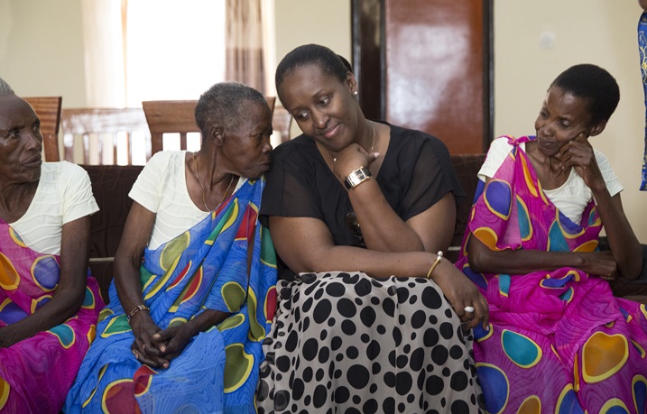 Madamu Jeannette Kagame yagiranye urugwiro n