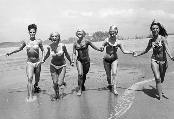 Aha ni mu 1965 Bikini zitangiye kwamamara ku isi 