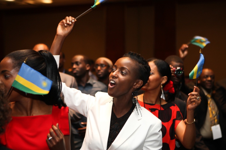 Abanyarwanda bari babyitabiriye ari benshi.