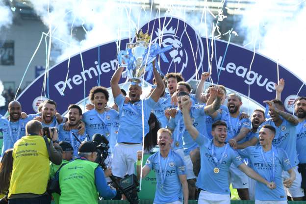 Manchester City yishimira igikombe cya 6 cya Shampiyona 
