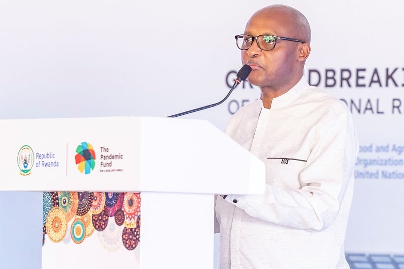 Minisitiri w'Ubuhinzi n'Ubworozi, Dr. Mark Cyubahiro Bagabe\