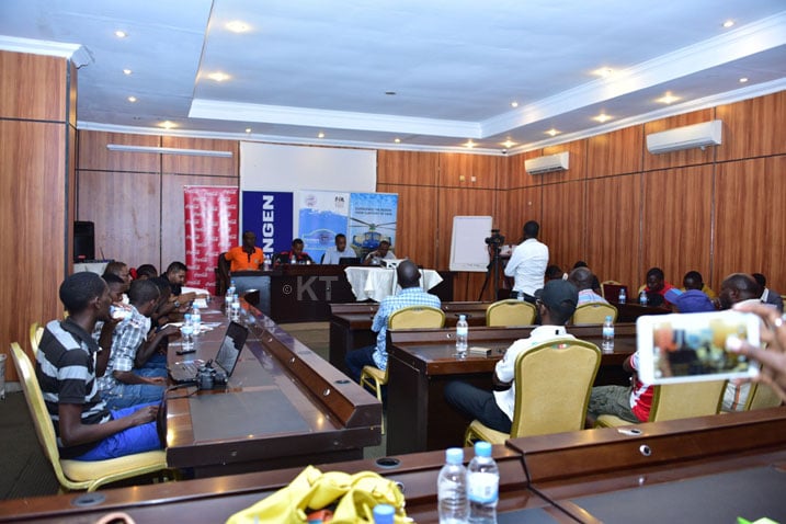 Abanyamakuru batandukanye bitabiriye iki kiganiro