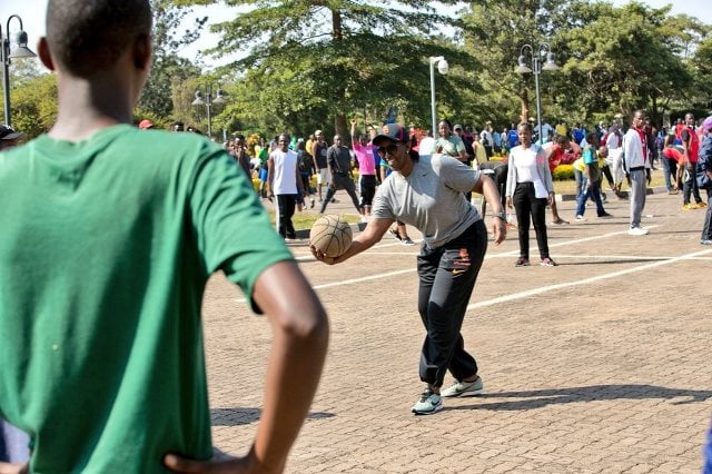Madame Jeannette Kagame muri Siporo 