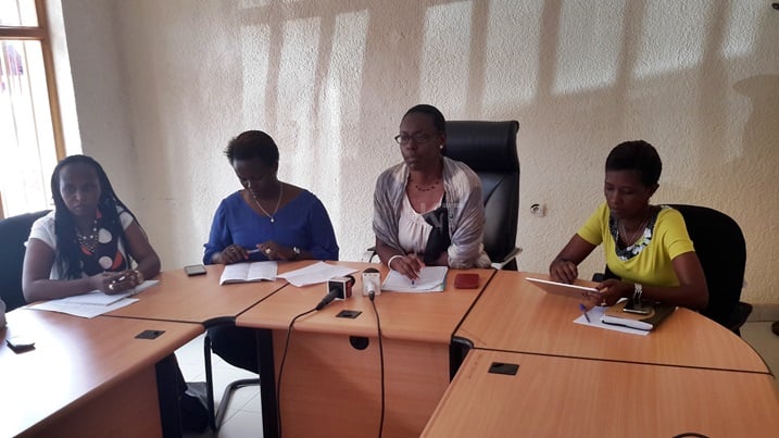 Abayobozi muri MIGEPROF babitangaje mu kiganiro bagiranye n