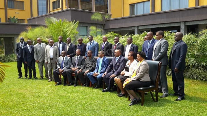 Abayobozi bahagarariye ibitaro bya Gisirikare mu karere bari bateraniye mu Rwanda barebera hamwe aho akarere gahagaze mu kurwanya indwara z