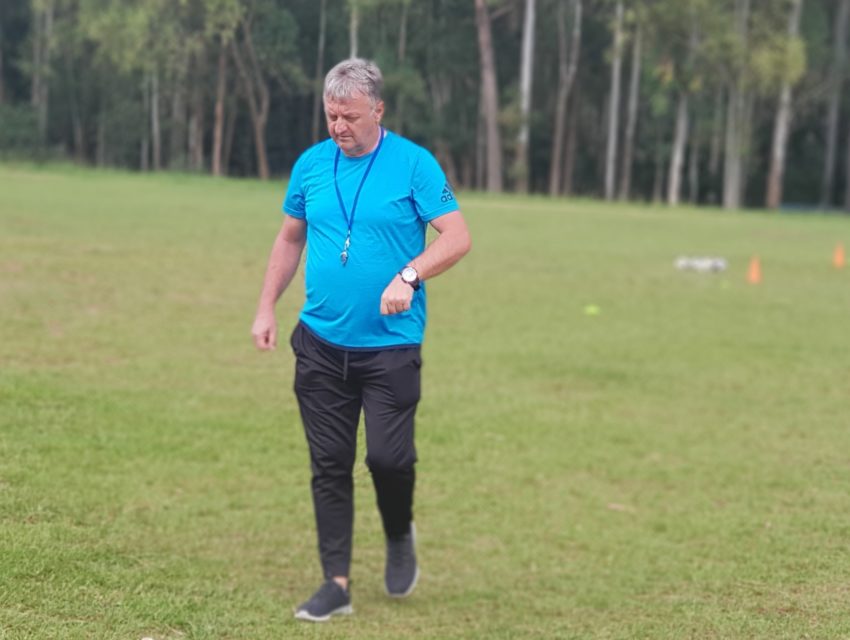 Umutoza mushya wa APR FC Zlatko Krmpotić akoresha imyitozo