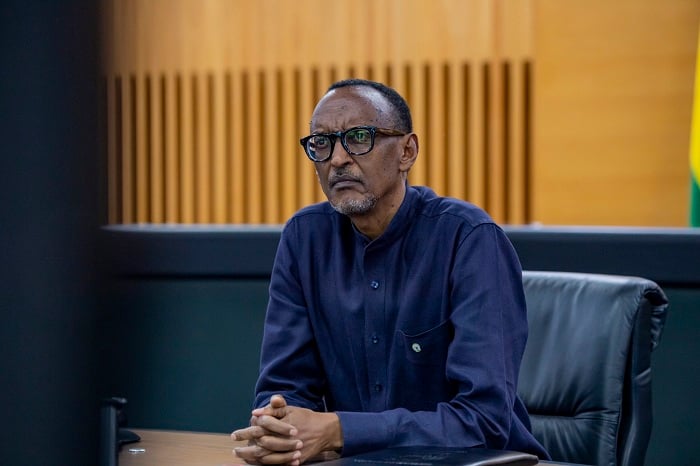 Perezida Paul Kagame ubwo yitabiraga uwo muhango