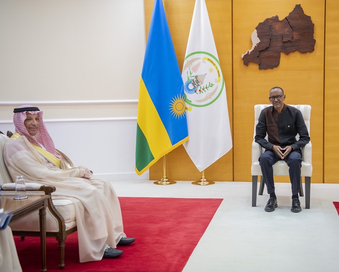 Perezida Kagame na Ahmed A. A. Kattan