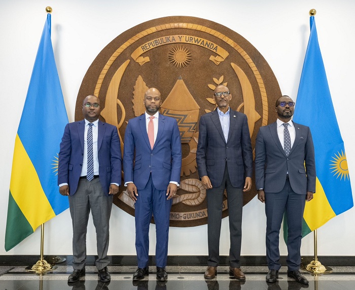 Perezida Kagame yakiriye kandi Umunyamabanga Mukuru wa AfCFTA n'itsinda ayoboye