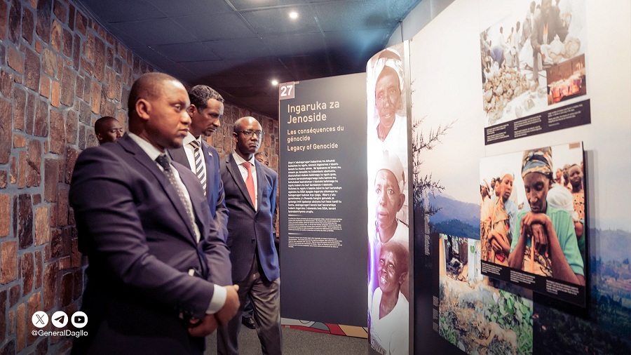 Gen Dagalo yirebeye amateka ari mu rwibutso rwa Kigali