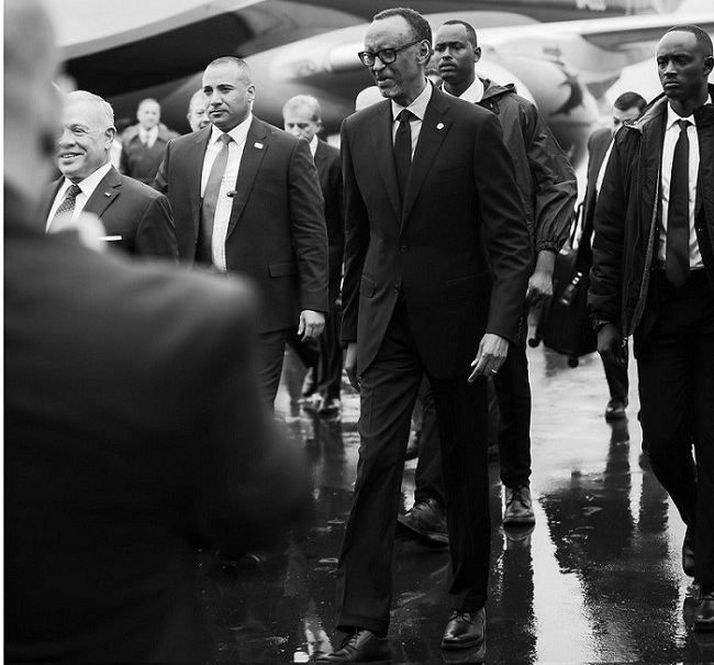 Umwami wa Jordanie yakiriwe na Perezida Kagame