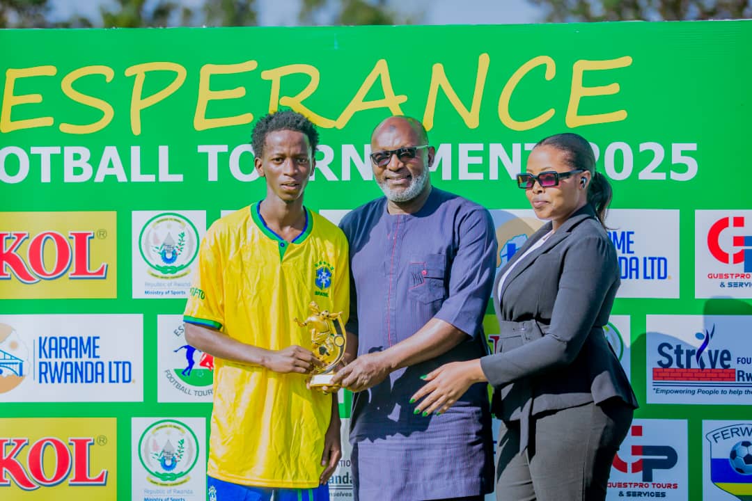 Ishimwe Djabil usanzwe akinira Etincelles FC yabaye umukinnyi mwiza w'umukino