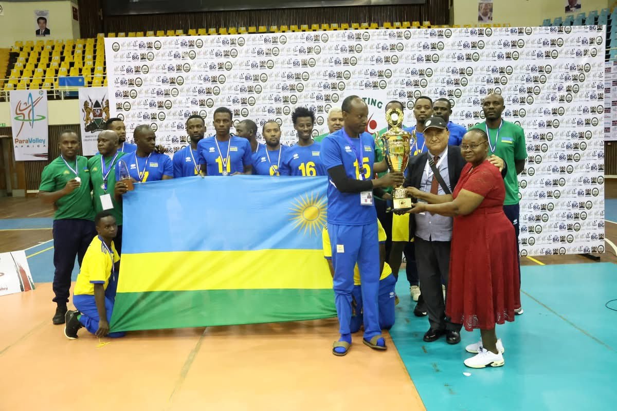 Mu bagabo u Rwanda rwahawe igikombe cy'umwanya wa kabiri 
