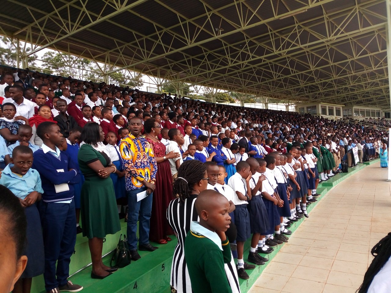 Uyu muhango witabiriwe n'ababyeyi n'abarezi ndetse n'abana
