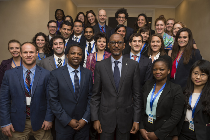 Perezida Kagame Paul hamwe n