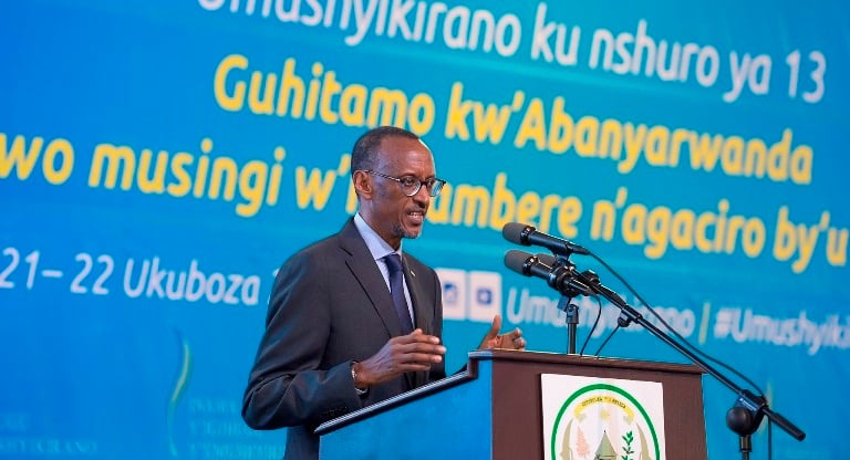 Perezida Kagame yatangije ku mugaragaro umushyikirano ku nshuro ya 13.
