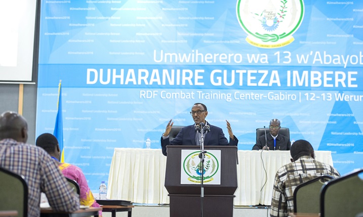 Perezida Kagame atangiza umwiherero w