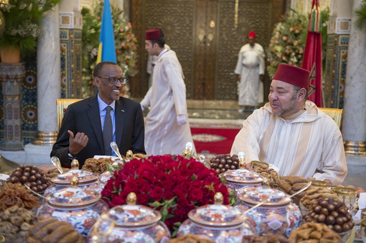 Perezida Kagame yasangiye "Iftar" na Mohamed VI.