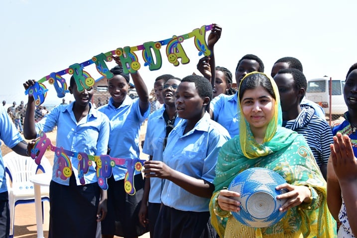 Malala yishimiye uburyo abana b