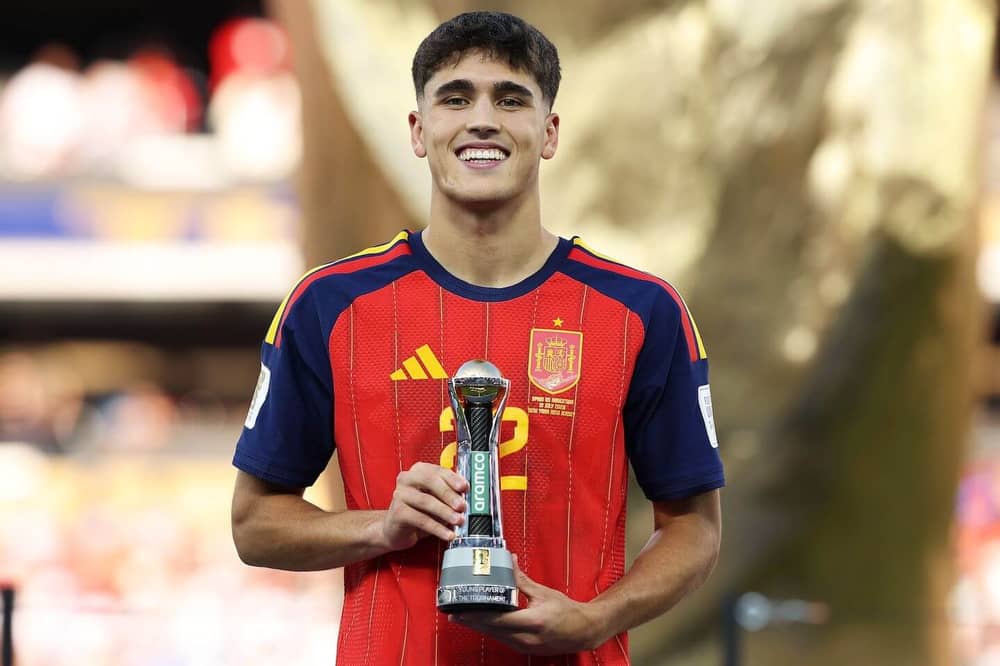 Pau Cubarsi wa Espagne yahembwe nk'umukinnyi mwiza ukiri muto w'irushanwa 