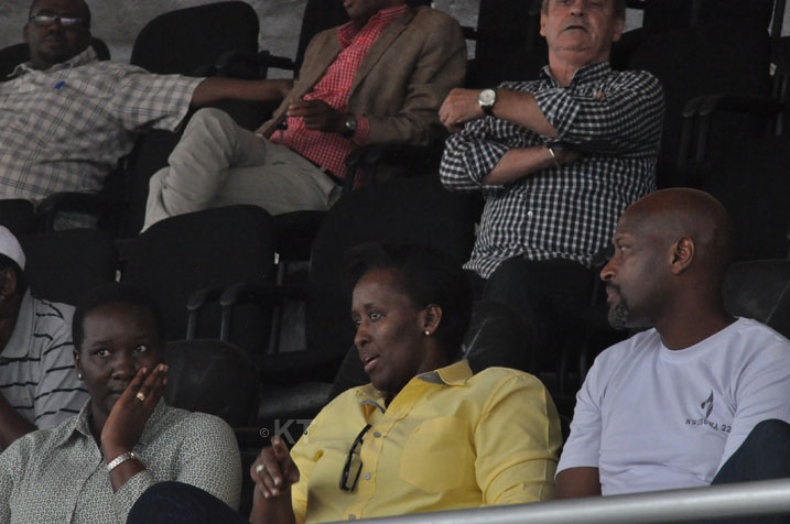 Madamu Jeannette Kagame nawe yari yaje kureba uyu mukino