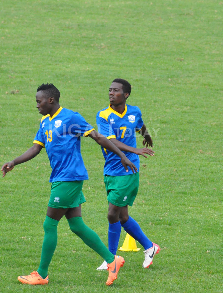 Niyibizi Vedaste (wambaye 7) nawe yongewe mu Mavubi U23