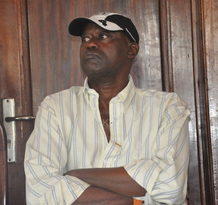 Kanyankore Gilbert Yaounde ubwo yari amaze kwerekwa itangazamakuru